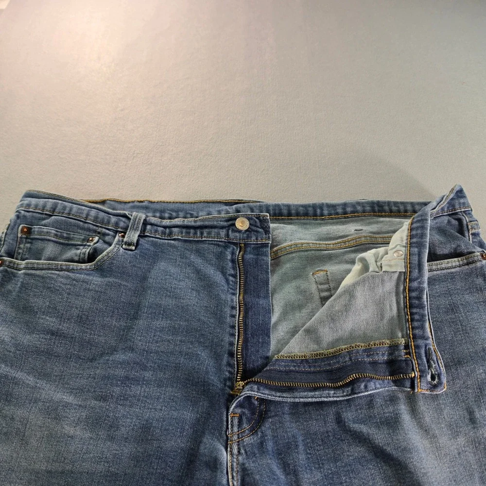 Levis 541 Athletic Taper Mens Blue Denim Jeans Size 44x30 Medium Wash 18181-0074